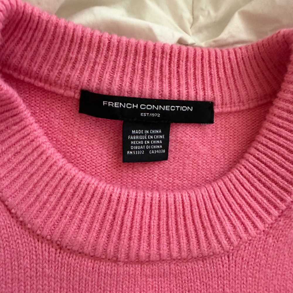 French Connection Pink Knit Tank Sweater Vest - Picture 2 of 2